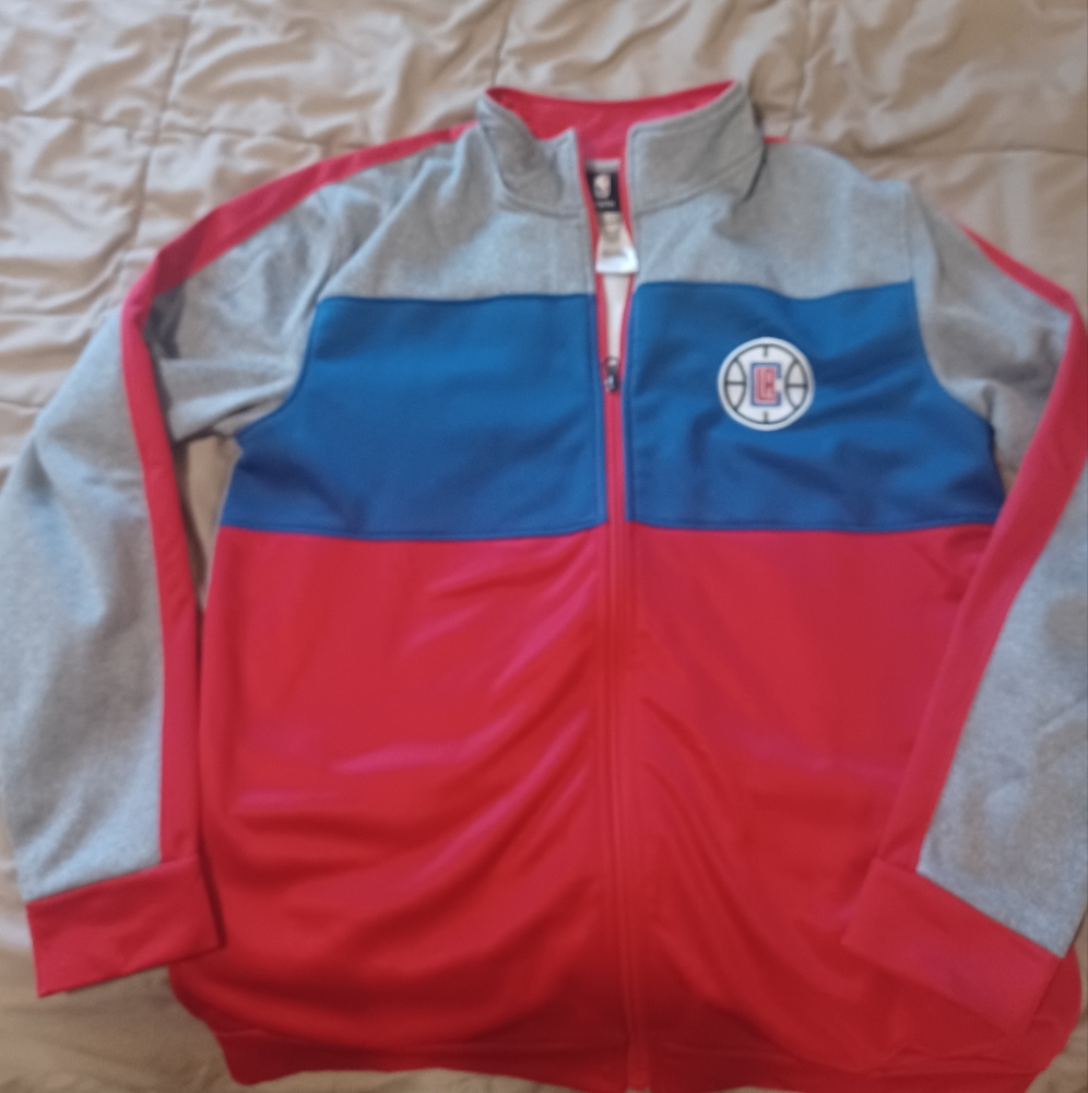 Youth Clippers zip jacket sz XL